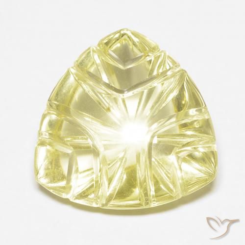 10.44ct Natural Light Yellow Quartz, Fancy, Transparent
