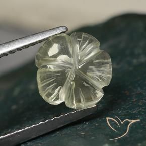 Quartz Gemstone in 9 x 9 mm (calibrated) Size for Sale, Quartz Stone in Light Yellow Color