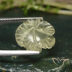 Quartz Gemstone in 12 x 12 mm (calibrated) Size for Sale, Quartz Stone in Medium Yellow Color