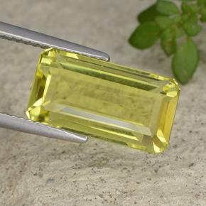 Light Yellow Quartz Gem - 6.8ct Octagon Step Cut (ID: 490946)