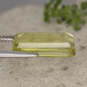 Quartz Gemstone in 15.3 x 8 mm Size for Sale, Quartz Stone in Lemon Color