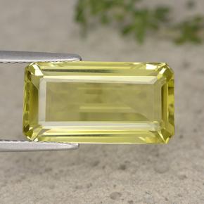 Light Pineapple Yellow Quarz Edelstein - 8ct Octagon Stufenschliff (ID: 490958)
