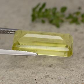 Quartz Gemstone in 18.9 x 8.1 mm Size for Sale, Quartz Stone in Lemon Color