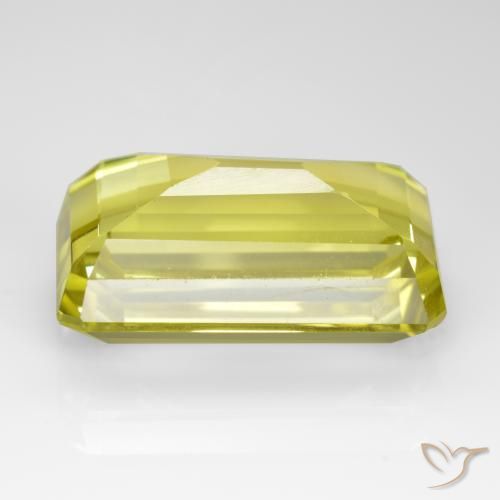 Quartz Gemstone in 15 x 10 mm (calibrated) Size for Sale, Quartz Stone in Medium Yellow Color