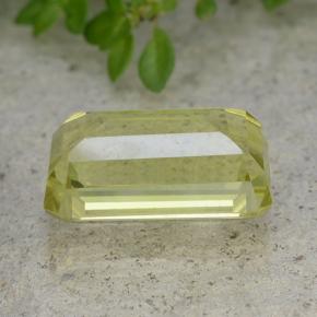 Quartz Gemstone in 14.1 x 8.3 mm Size for Sale, Quartz Stone in Medium Yellow Color