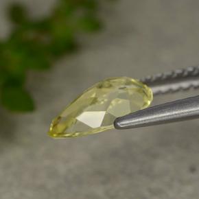 Quartz Gemstone in 8.6 x 5.8 mm Size for Sale, Quartz Stone in Lemon Color