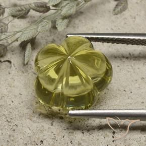 Quartz Gemstone in 13 x 13 mm (calibrated) Size for Sale, Quartz Stone in Laguna Yellow Color