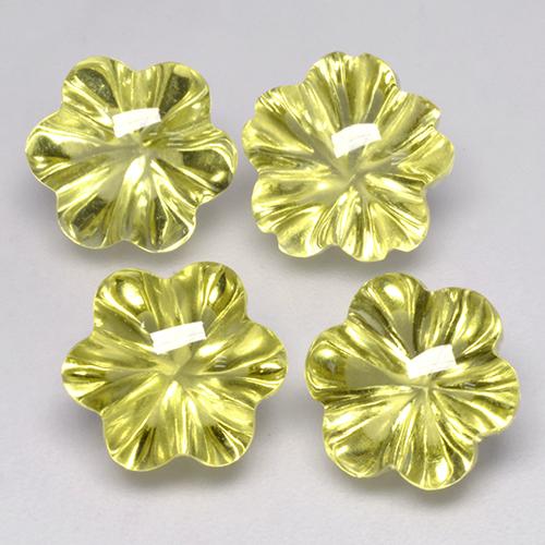 15.85 ct Yellow Quartz, 9.3 x 9.2 mm Carved From Brazil, Photo A