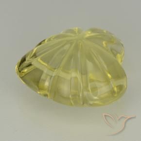 Quartz Gemstone in 13 x 13 mm (calibrated) Size for Sale, Quartz Stone in Pale Yellow Color