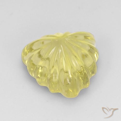 Quartz Gemstone in 11.5 x 11.4 mm Size for Sale, Quartz Stone in Laguna Yellow Color