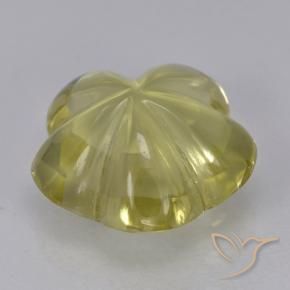 Quartz Gemstone in 10.4 x 10.4 mm Size for Sale, Quartz Stone in Light Yellow Color