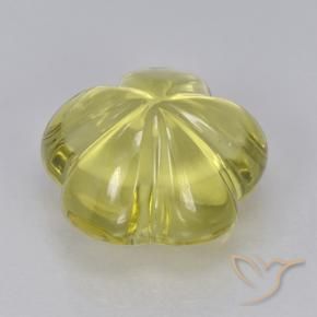 Quartz Gemstone in 10 x 10 mm (calibrated) Size for Sale, Quartz Stone in Light Yellow Color