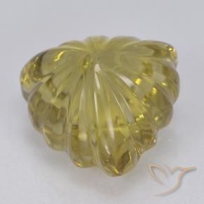 Quartz Gemstone in 12 x 12 mm (calibrated) Size for Sale, Quartz Stone in Medium-Light Yellow Color