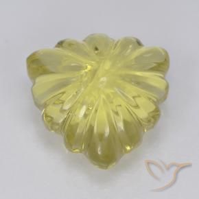 Quartz Gemstone in 13 x 13 mm (calibrated) Size for Sale, Quartz Stone in Medium-Light Yellow Color