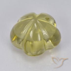 Quartz Gemstone in 10 x 10 mm (calibrated) Size for Sale, Quartz Stone in Medium-Light Yellow Color