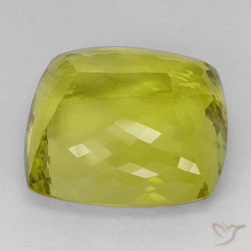 Quartz Gemstone in 25.2 x 23.8 mm Size for Sale, Quartz Stone in Corn Yellow Color