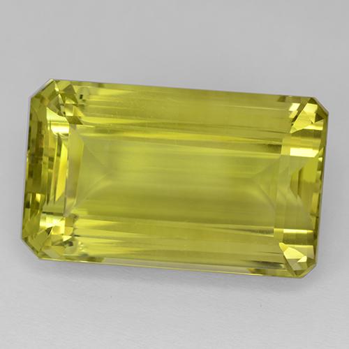 85.92 ct Yellow Quartz Stone, Natural Quartz in Octagon Step Cut Shape for Sale
