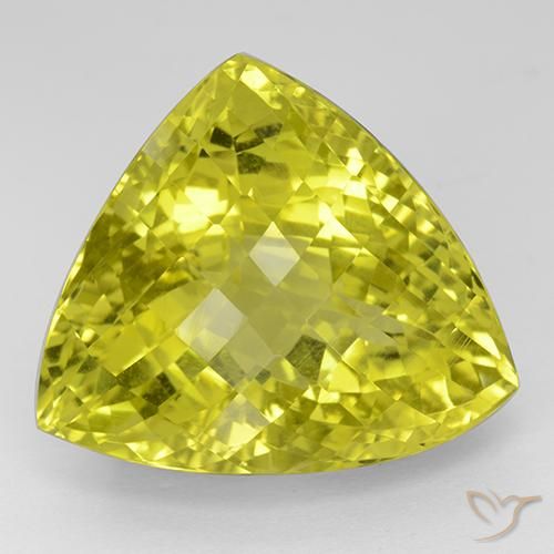 55.15ct Natural Corn Yellow Quartz, Trillion, VVS