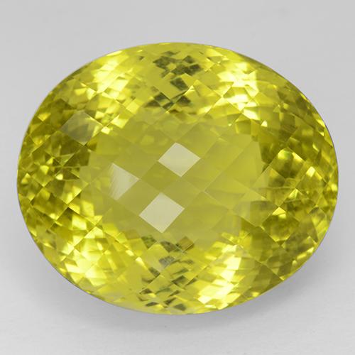 Cuarzo Amarillo Forma de Tablero de Ajedrez Óvalo de 76.07 ct de Brasil, dimensión 27 x 22,9mm, piedra preciosa natural Irradiado, claridad if, Cuarzo de 1 pieza en color Amarillo maíz, dureza Mohs de 7 Adecuado para joyas de uso diario, Photo A