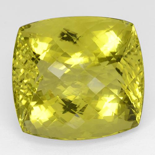 Medium Yellow Quarz Edelstein - 79.4ct Kissen Schachbrett (ID: 508864)