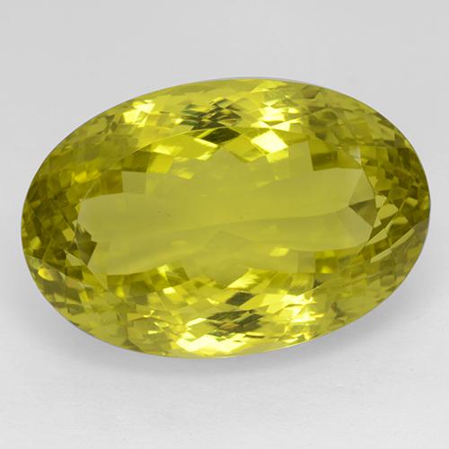 Cuarzo Corte Portuguesa en Forma Óvalo de 85,02 ct de Brasil, Dimensión 31,4 x 21,2mm, Claridad if, Piedra preciosa natural Irradiado, 1 pieza de Cuarzo en color Amarillo abejorro, Dureza Mohs de 7 Adecuado para joyas de uso diario, Photo A