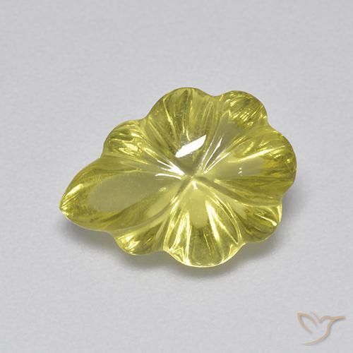 3.41ct Natural Medium Yellow Quartz, Fancy, Transparent