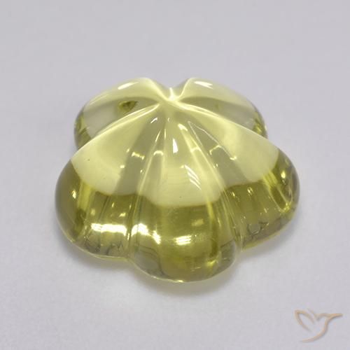 Quartz Gemstone in 12 x 12 mm (calibrated) Size for Sale, Quartz Stone in Light Yellow Color