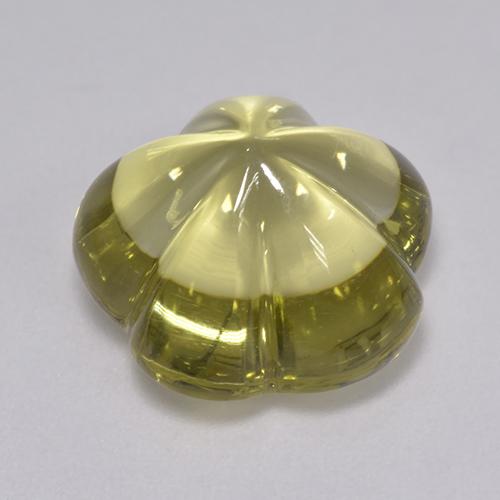 Quartz Gemstone in 13.2 x 13 mm Size for Sale, Quartz Stone in Earthy Yellow Color