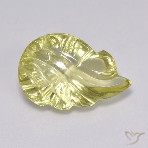 5.09ct Natural Light Pineapple Yellow Quartz, Fancy, Transparent
