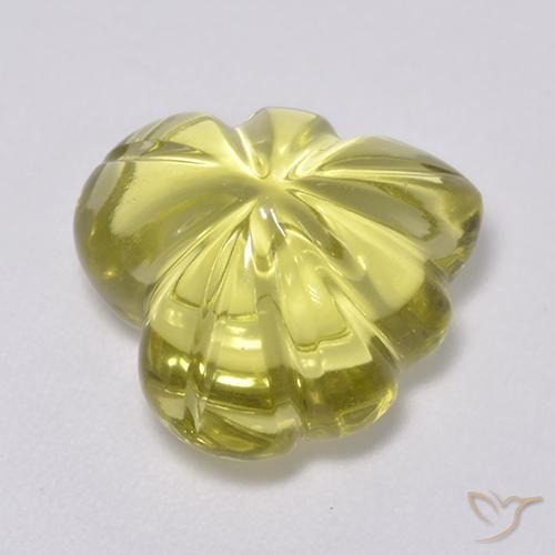 Quartz Gemstone in 13 x 13 mm (calibrated) Size for Sale, Quartz Stone in Light Yellow Color