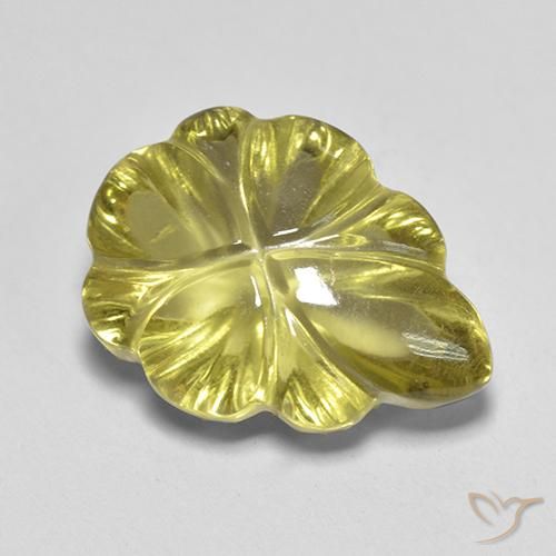6.15ct Natural Medium Yellow Quartz, Fancy, Transparent