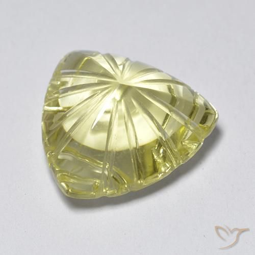 Quartz Gemstone in 13 x 13 mm (calibrated) Size for Sale, Quartz Stone in Light Yellow Color