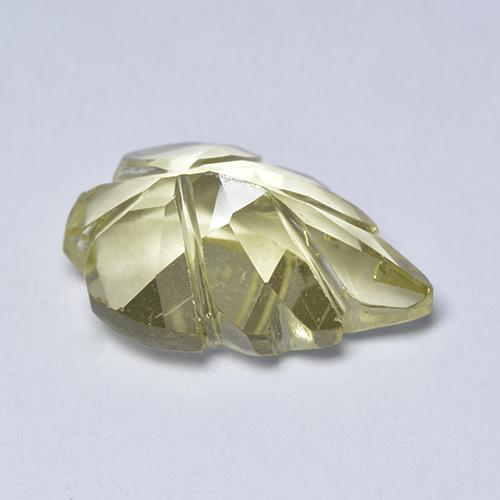 Quartz Gemstone in 14.5 x 9.5 mm Size for Sale, Quartz Stone in Pale Yellow Color