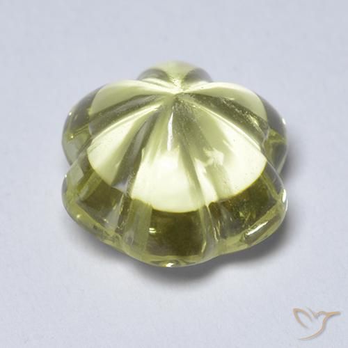 Quartz Gemstone in 10 x 10 mm (calibrated) Size for Sale, Quartz Stone in Medium Yellow Color