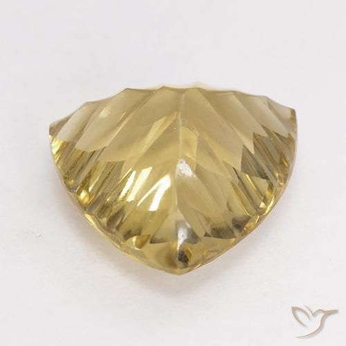 Quartz Gemstone in 13 x 13 mm (calibrated) Size for Sale, Quartz Stone in Light Golden-Yellow Color