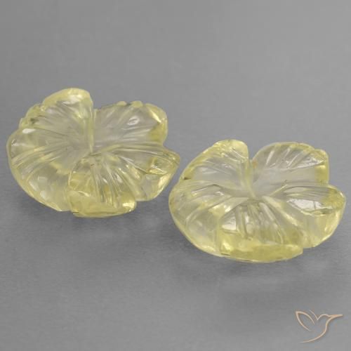 Quartz Gemstones in 10 x 10 mm (calibrated) Size for Sale, Quartz Stones in Laguna Yellow Color