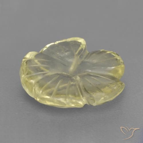 Quartz Gemstone in 13 x 13 mm (calibrated) Size for Sale, Quartz Stone in Medium-Light Yellow Color