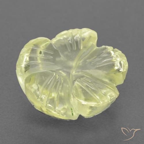 Quartz Gemstone in 11.5 x 11.4 mm Size for Sale, Quartz Stone in Light Yellow Color