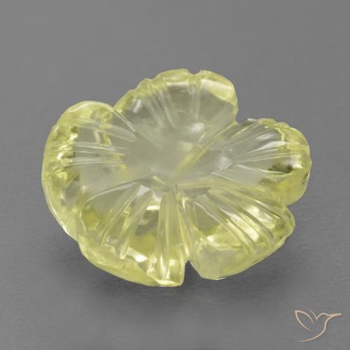 Quartz Gemstone in 12 x 12 mm (calibrated) Size for Sale, Quartz Stone in Medium Yellow Color