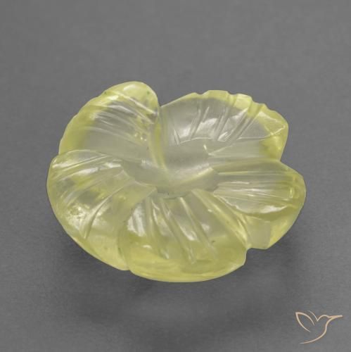 Quartz Gemstone in 12 x 12 mm (calibrated) Size for Sale, Quartz Stone in Medium-Light Yellow Color