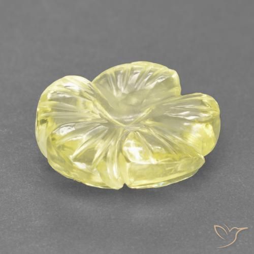 Quartz Gemstone in 12 x 12 mm (calibrated) Size for Sale, Quartz Stone in Medium-Light Yellow Color