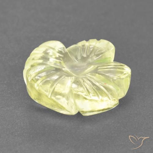 Quartz Gemstone in 10 x 10 mm (calibrated) Size for Sale, Quartz Stone in Pale Yellow Color