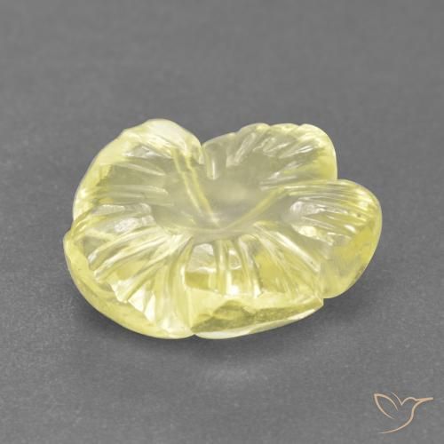 Quartz Gemstone in 10.6 x 10.5 mm Size for Sale, Quartz Stone in Laguna Yellow Color