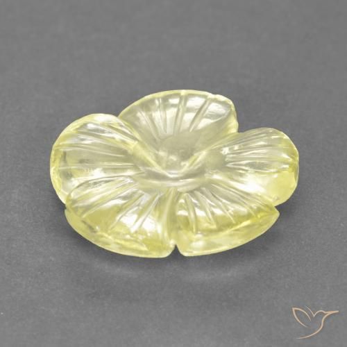 Quartz Gemstone in 13 x 13 mm (calibrated) Size for Sale, Quartz Stone in Medium-Light Yellow Color