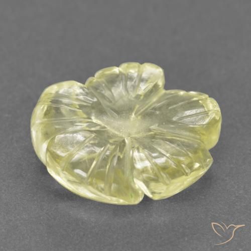 Quartz Gemstone in 10 x 10 mm (calibrated) Size for Sale, Quartz Stone in Medium-Light Yellow Color