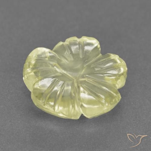 Quartz Gemstone in 11 x 11 mm (calibrated) Size for Sale, Quartz Stone in Medium-Light Yellow Color