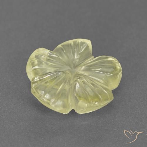 Quartz Gemstone in 10.6 x 10.5 mm Size for Sale, Quartz Stone in Laguna Yellow Color