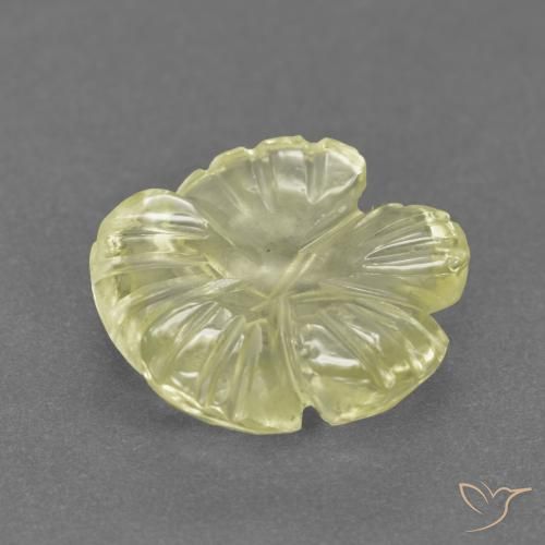 Quartz Gemstone in 10 x 10 mm (calibrated) Size for Sale, Quartz Stone in Medium-Light Yellow Color