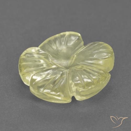 Quartz Gemstone in 11 x 11 mm (calibrated) Size for Sale, Quartz Stone in Light Yellow Color