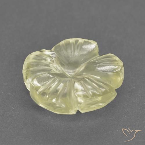 Quartz Gemstone in 10 x 10 mm (calibrated) Size for Sale, Quartz Stone in Lemon Yellow Color